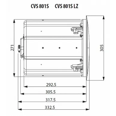 Встраиваемая трансформаторная акустика TANNOY CVS 801S
